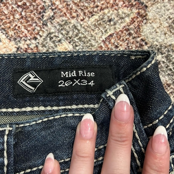 Rock & Roll Mid Rise Riding Jean 26x34 - Picture 4 of 4